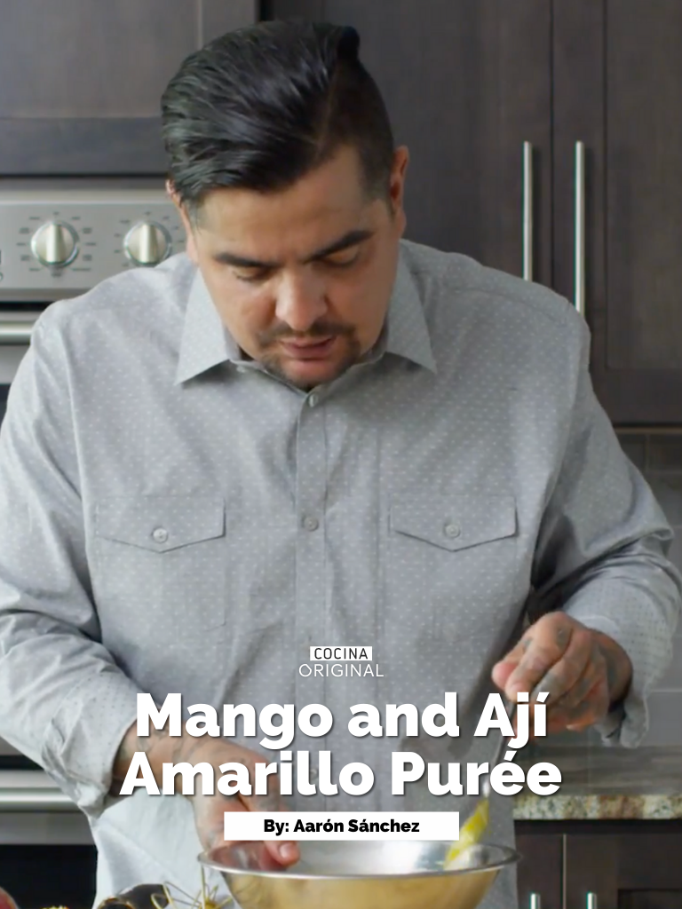 Mango and Aji Amarillo Purée by Aarón Sánchez